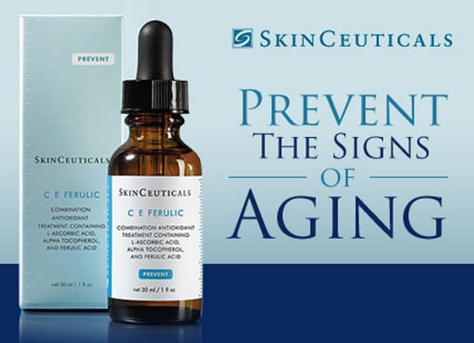 Skinceuticals advertisement.
