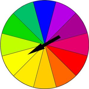 Color-Wheel with arrow.