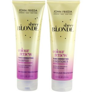 John Frieda Colour Renew product bottles.
