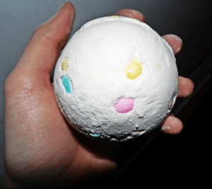 Lush's dragon's egg bath bomb.