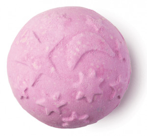Lush's twilight pink bath bomb.