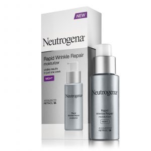 Neutrogena's rapid wrinkle repair system moisturizer.