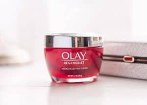 Olay's regenerist micro sculpting cream.