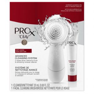 Olay's pro-x advanced cleansing system.