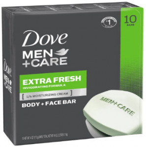 Dove's men care body and face bar.