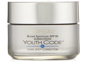 L'Oréal Youth Code Dark Spot Facial Serum Corrector.