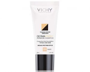 Vichy's foundation, dermafinish line.
