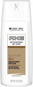 Axe body antiperspirant spray