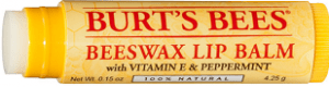 Burt's bees beeswax lip balm