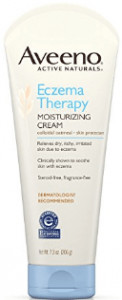 Tube of Aveeno eczema cream
