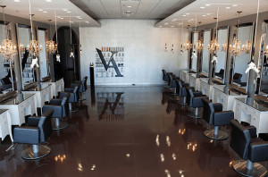 The interior of Oribe salon