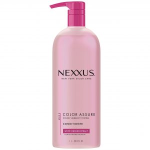 Nexxus' color assure shampoo.