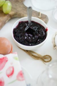 Delicious lingonberry jam.