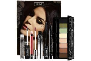 Assorted makeup products.