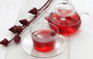 Hibiscus tea.