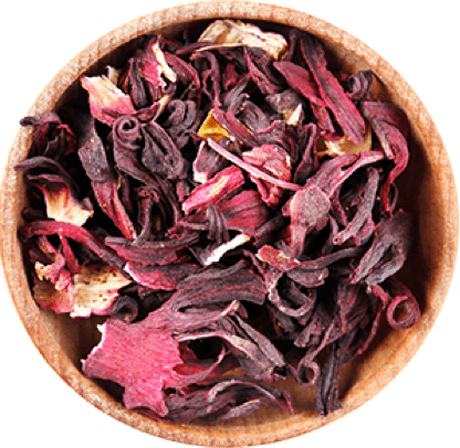 Hibiscus in a bowl.