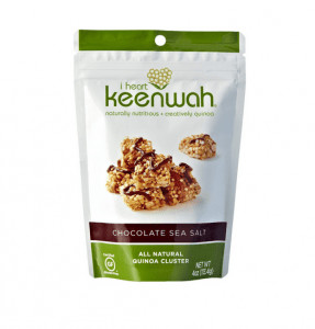 Bag of I Heart Keenwah quinoa clusters.