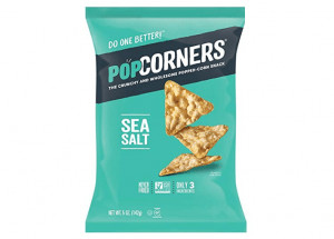 Bag of PopCorners' sea salt flavor snack.