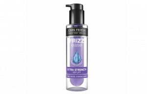 Bottle of John Frieda Frizz Ease Extra Strength Serum.