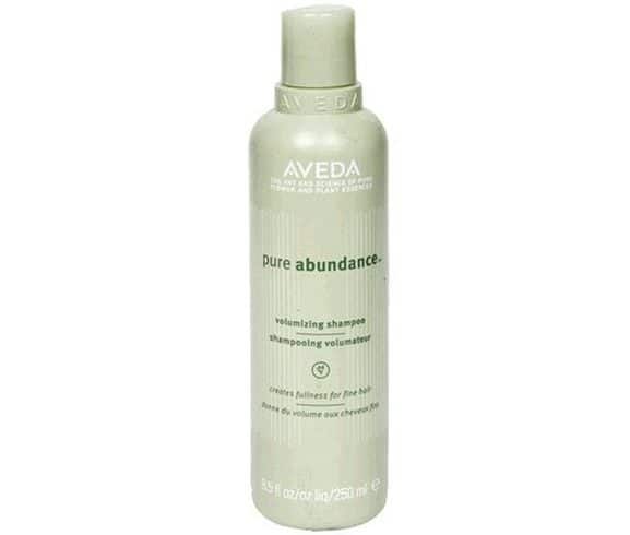 Bottle of Aveda Pure Abundance Volumizing Shampoo.