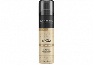 John Frieda's crystal clear hairspray.