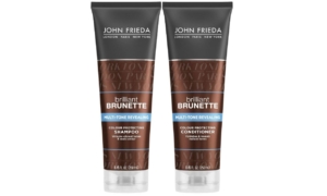 John Freida Brilliant Brunette Multi Tone Revealing Shampoo and Conditioner.