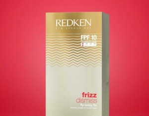 Redken frizz dismiss fpf 10 fly-away fix anti-frizz hair finishing sheets.