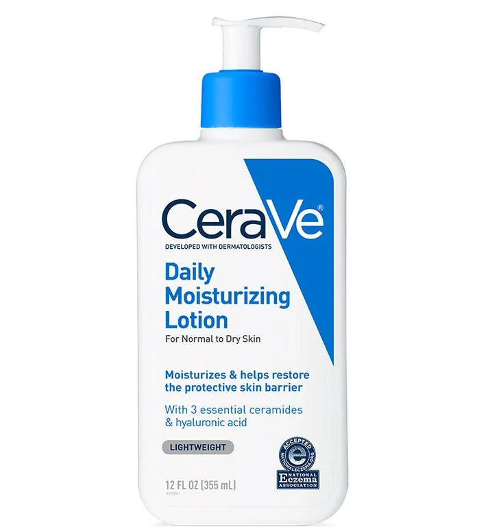 Bottle of Cerave Moisturizing Lotion